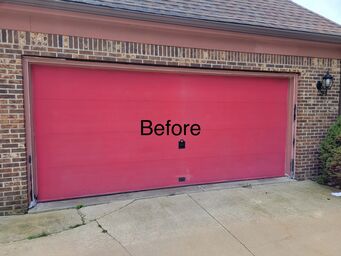 Before & After Residential Exterior Painting in Troy, MI (1)